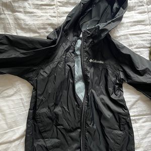 Columbia raincoat size xs girlsblack